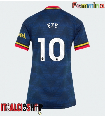 Arsenal Eberechi Eze #10 Seconda Maglia Femmina 2026-27 Manica Corta